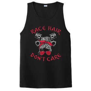 Drag Racing Race Car Girl Race Hair DonT Care PosiCharge Competitor Tank