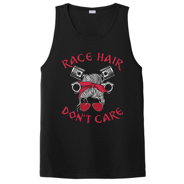 Drag Racing Race Car Girl Race Hair DonT Care PosiCharge Competitor Tank