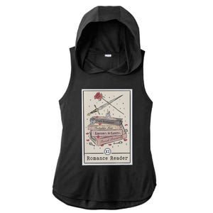 Dark Romance Reader Tarot Card Bookish Smut Reader Smutty Ladies PosiCharge Tri-Blend Wicking Draft Hoodie Tank