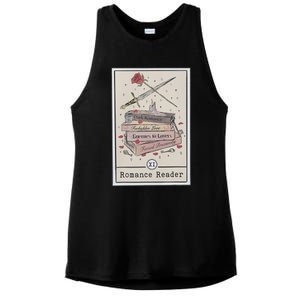 Dark Romance Reader Tarot Card Bookish Smut Reader Smutty Ladies PosiCharge Tri-Blend Wicking Tank