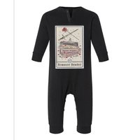 Dark Romance Reader Tarot Card Bookish Smut Reader Smutty Infant Fleece One Piece