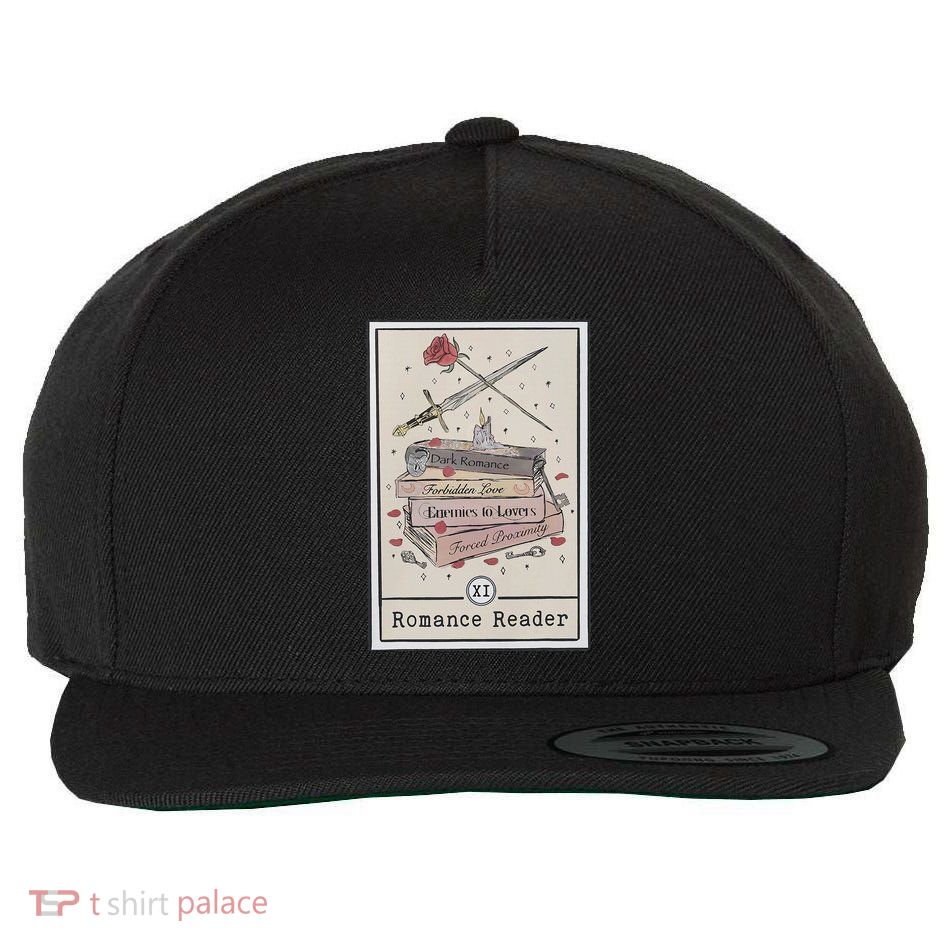 Dark Romance Reader Tarot Card Bookish Smut Reader Smutty Wool Snapback Cap
