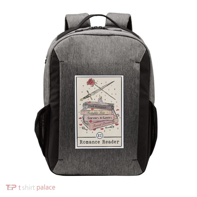 Dark Romance Reader Tarot Card Bookish Smut Reader Smutty Vector Backpack