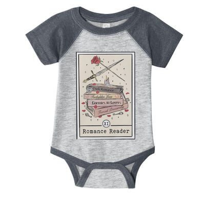 Dark Romance Reader Tarot Card Bookish Smut Reader Smutty Infant Baby Jersey Bodysuit