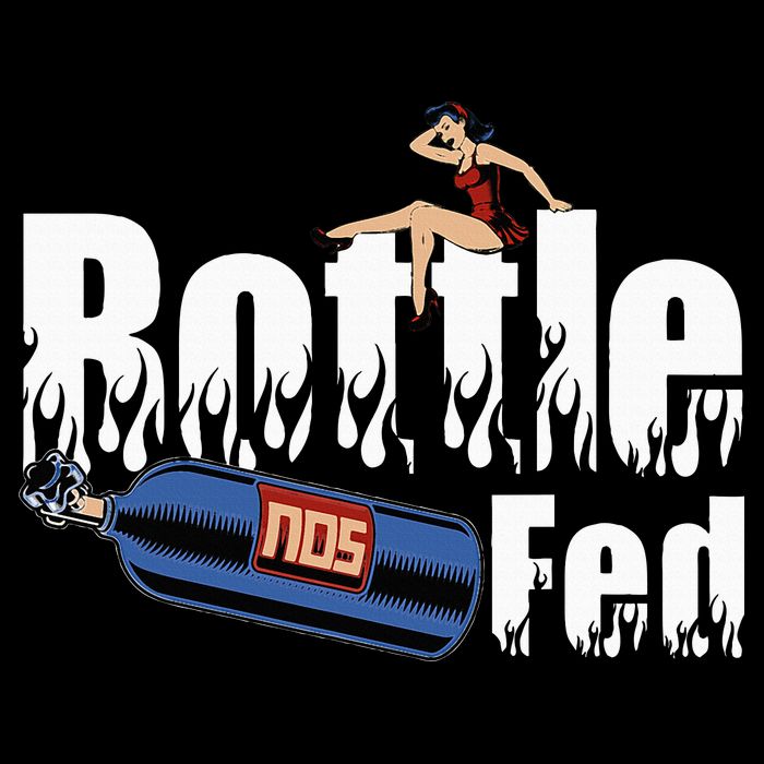 Drag Racing Race Car Power Adder Nos Bottle Fed Cooling Performance Crew T-Shirt