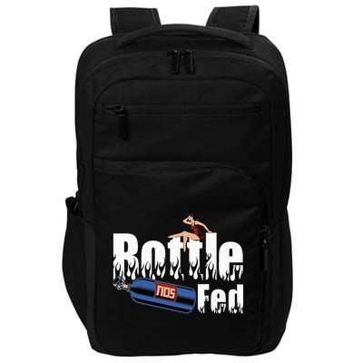 Drag Racing Race Car Power Adder Nos Bottle Fed Impact Tech Backpack