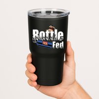 Drag Racing Race Car Power Adder Nos Bottle Fed Tumbler