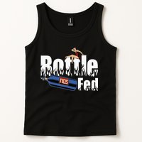 Drag Racing Race Car Power Adder Nos Bottle Fed Tank Top