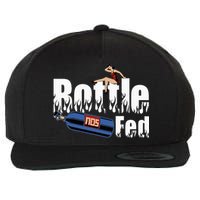 Drag Racing Race Car Power Adder Nos Bottle Fed Wool Snapback Cap