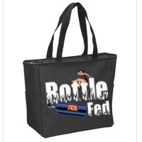 Drag Racing Race Car Power Adder Nos Bottle Fed Zip Tote Bag