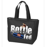 Drag Racing Race Car Power Adder Nos Bottle Fed Zip Tote Bag