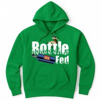 Drag Racing Race Car Power Adder Nos Bottle Fed Hoodie