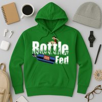 Drag Racing Race Car Power Adder Nos Bottle Fed Hoodie
