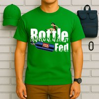 Drag Racing Race Car Power Adder Nos Bottle Fed T-Shirt