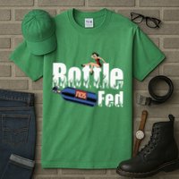 Drag Racing Race Car Power Adder Nos Bottle Fed Tall T-Shirt
