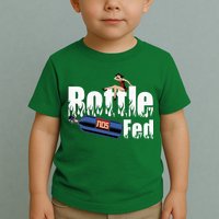 Drag Racing Race Car Power Adder Nos Bottle Fed Toddler T-Shirt