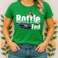 Drag Racing Race Car Power Adder Nos Bottle Fed Womens T-Shirt