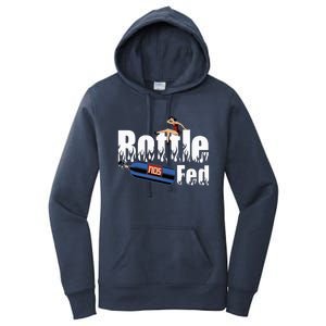 Drag Racing Race Car Power Adder Nos Bottle Fed Women's Pullover Hoodie