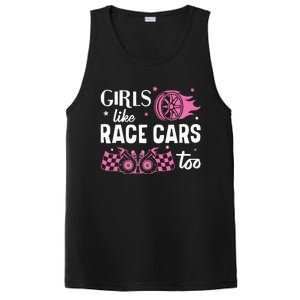 Drag Racing Race Car Girl Like Race Cars Too PosiCharge Competitor Tank