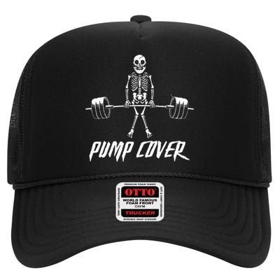 Deadlift Reverse retro Gym Pump Cover Funny Gymer High Crown Mesh Back Trucker Hat