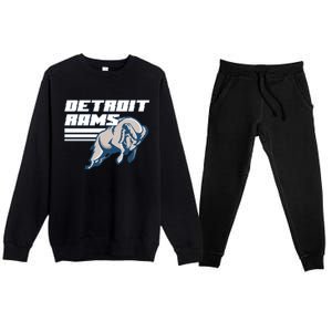 Detroit Rams, Rams Super Bowl Champions, Rams Championship, Ram House Premium Crewneck Sweatsuit Set