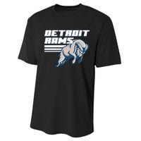 Detroit Rams, Rams Super Bowl Champions, Rams Championship, Ram House Performance Sprint T-Shirt