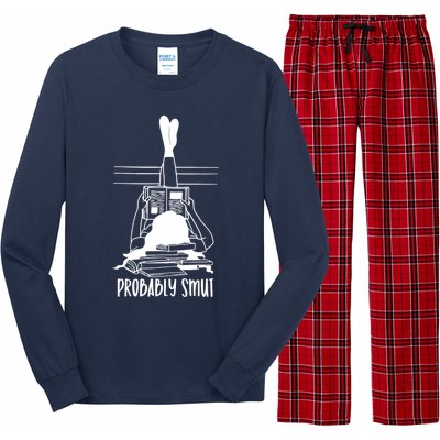 Dark Romance Reader Probably Reading Smut Booktok Romance Long Sleeve Pajama Set