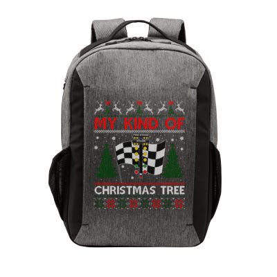 Drag Racers Racing Christmas Tree Ugly Xmas Sweater Gift Vector Backpack