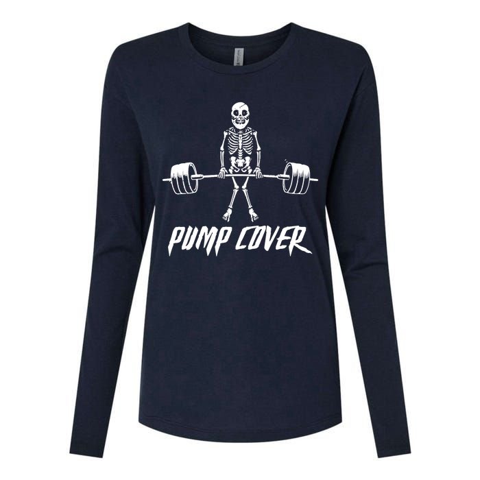 Deadlift Reverse retro Gym Pump Cover Funny Gymer Womens Cotton Relaxed Long Sleeve T-Shirt