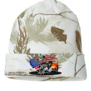 Digirods Rat Rod Racer American Flaming Hot Rod Cartoon Car Kati Licensed 12" Camo Beanie