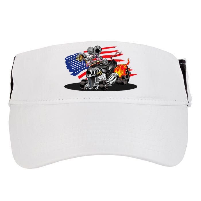 Digirods Rat Rod Racer American Flaming Hot Rod Cartoon Car Adult Drive Performance Visor