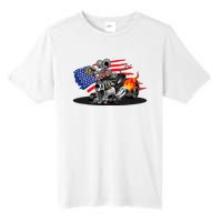 Digirods Rat Rod Racer American Flaming Hot Rod Cartoon Car Tall Fusion ChromaSoft Performance T-Shirt