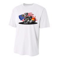 Digirods Rat Rod Racer American Flaming Hot Rod Cartoon Car Performance Sprint T-Shirt