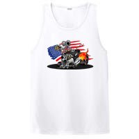 Digirods Rat Rod Racer American Flaming Hot Rod Cartoon Car PosiCharge Competitor Tank