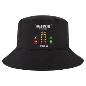 Drag Racing Race Car Phone Display Drag Racing Is Calling Cool Comfort Performance Bucket Hat