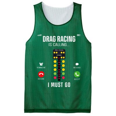 Drag Racing Race Car Phone Display Drag Racing Is Calling Mesh Reversible Basketball Jersey Tank