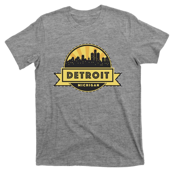 Detroit Record Skyline Logo T-Shirt