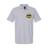 Detroit Record Skyline Logo Softstyle Adult Sport Polo