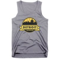 Detroit Record Skyline Logo Tank Top