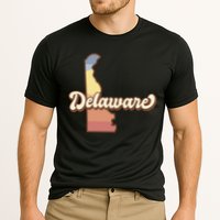 Delaware Retro Sunset Cooling Performance Crew T-Shirt