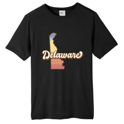 Delaware Retro Sunset Tall Fusion ChromaSoft Performance T-Shirt