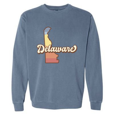 Delaware Retro Sunset Garment-Dyed Sweatshirt