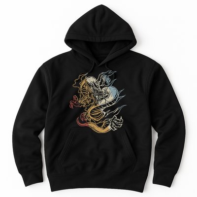 Dragon Retro Style Vintage Hoodie