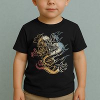 Dragon Retro Style Vintage Toddler T-Shirt