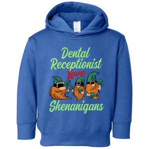 Dental Receptionist St Patricks Day Shenanigans Gnomes Meaningful Gift Toddler Hoodie