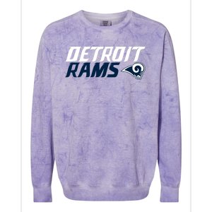 Detroit Rams Superbowl 2022 Colorblast Crewneck Sweatshirt