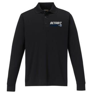 Detroit Rams Superbowl 2022 Performance Long Sleeve Polo