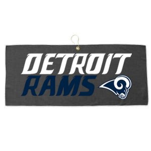 Detroit Rams Superbowl 2022 Large Microfiber Waffle Golf Towel