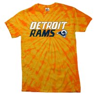 Detroit Rams Superbowl 2022 Tie-Dye T-Shirt