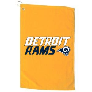 Detroit Rams Superbowl 2022 Platinum Collection Golf Towel